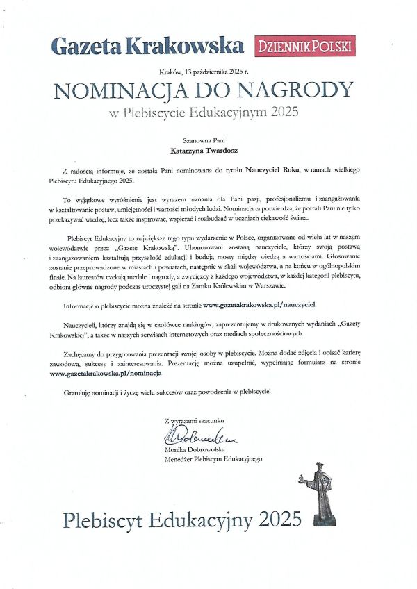 Nominacja K Twardosz